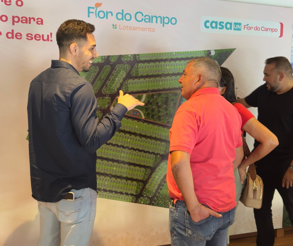 Flor do Campo Loteamento: mais de 90% vendido no lançamento!