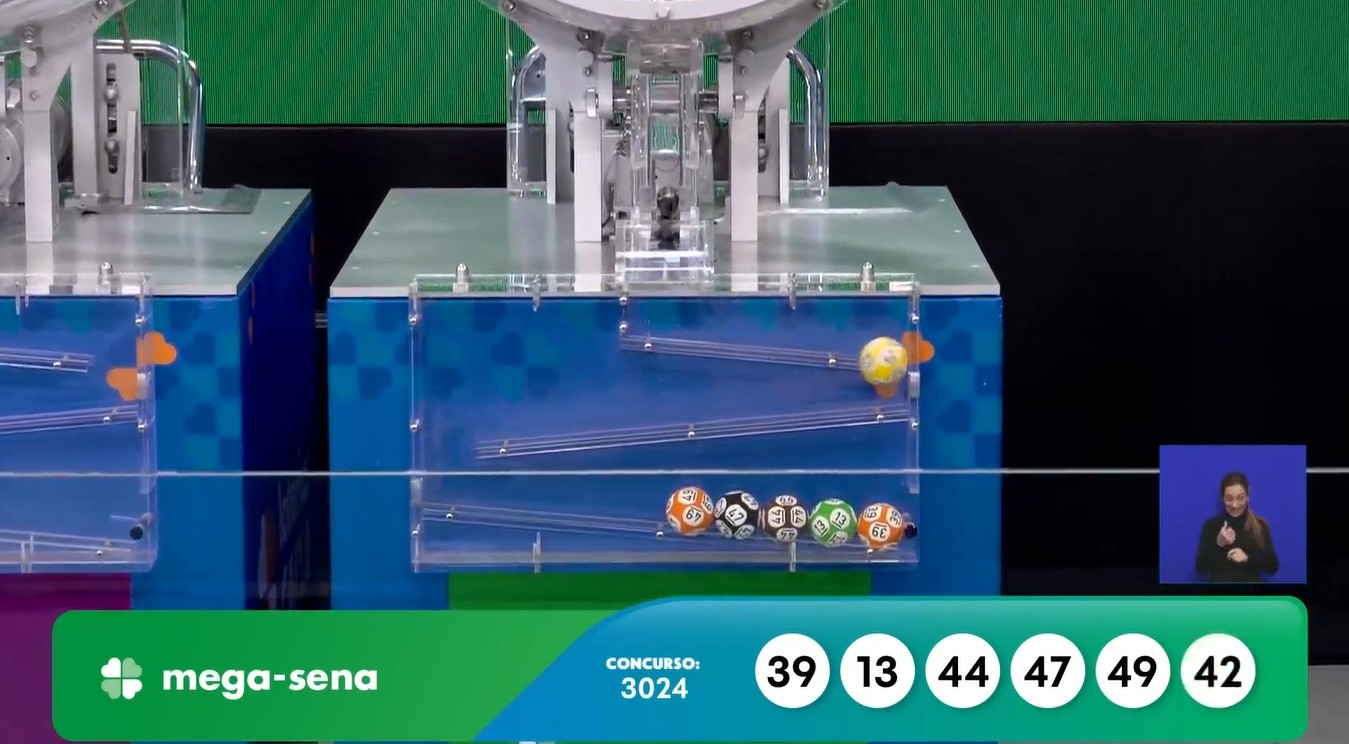 Mega-Sena, concurso 3024: confira os números sorteados