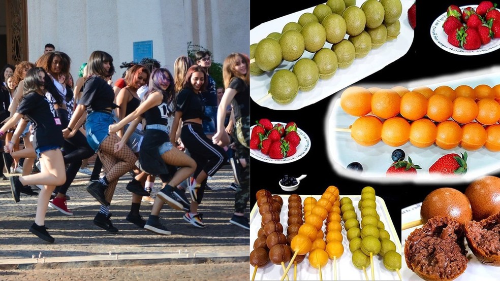 Korean Day em shopping da Serra, no Espírito Santo — Foto: Reprodução