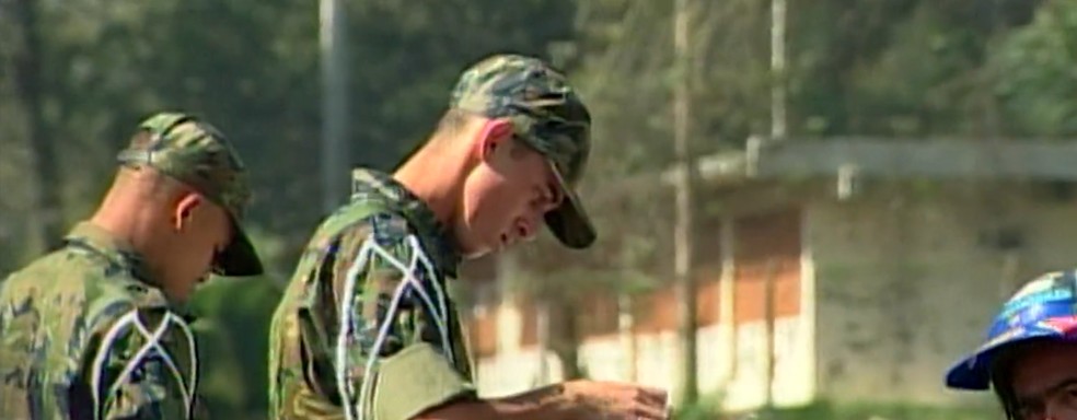 Movimentação no DCTA após o acidente que matou 21 pessoas na Base de Alcântara, no Maranhão — Foto: Reprodução/TV Vanguarda