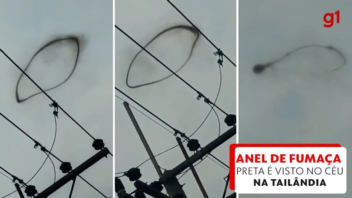 It’s a #fact that a mysterious ring of black smoke was seen floating in the sky in Thailand;  Watch the video |  Real or fake