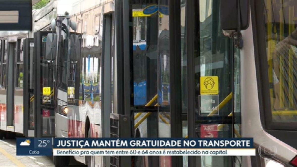 Justiça Mantém Gratuidade De ônibus A Idosos De 60 A 65 Anos Na Cidade De Sp São Paulo G1 0614