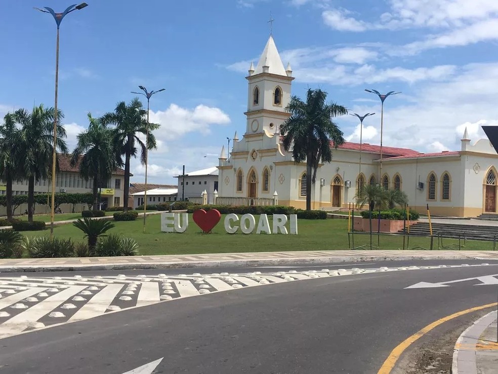 Cidade de Coari, no Amazonas — Foto: Arquipo Goés/Rede Amazônica 