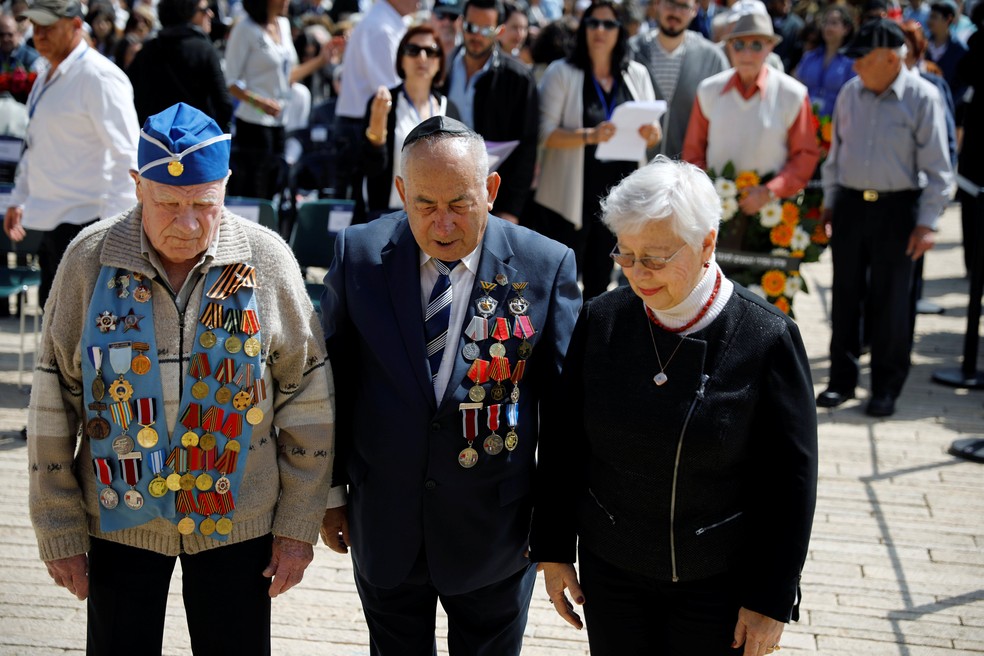 Israel observa dois minutos de silêncio pelas vítimas do Holocausto | Mundo | G1