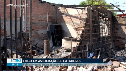 Polícia investiga causa de incêndio que atingiu Associação de Catadores de Palmas