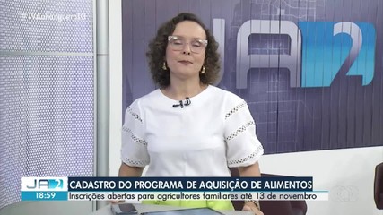 Inscrições para o Programa de Aquisição de Alimentos estão abertas