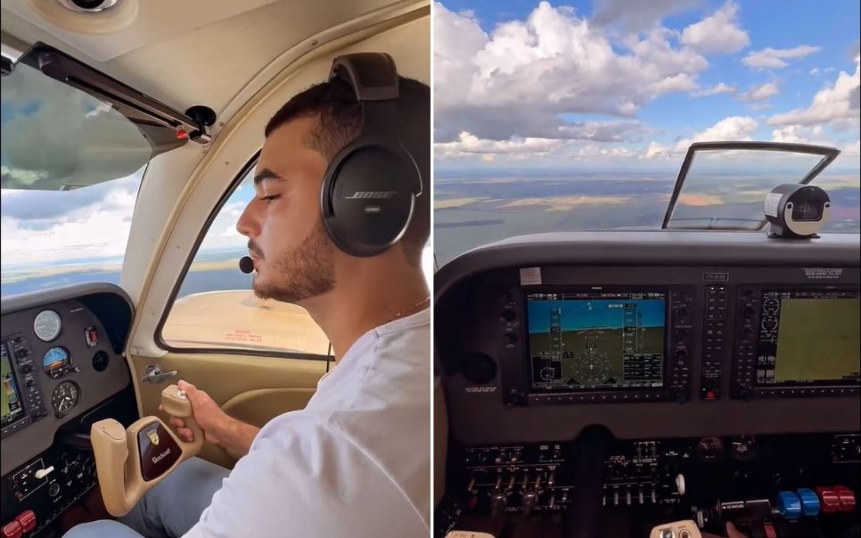 Goiano que morreu em queda de avião em MT tinha realizado sonho de se tornar piloto
