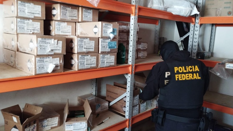 PF realiza operação Cessar Fogo — Foto: Divulgação/ PF