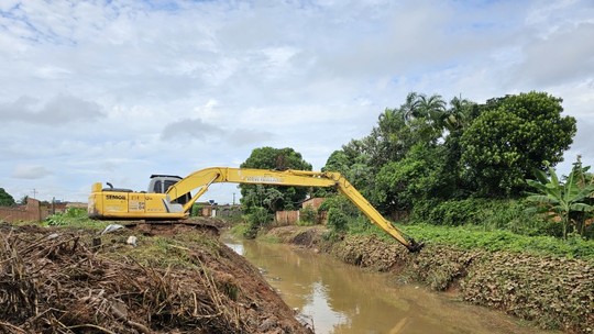 Mais de 57 quilômetros de canais foram limpos e reestruturados