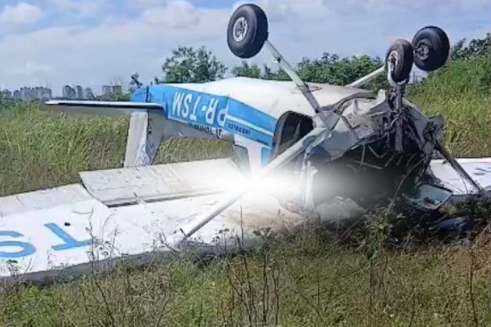 Avião monomotor cai e deixa um morto em Manaus
