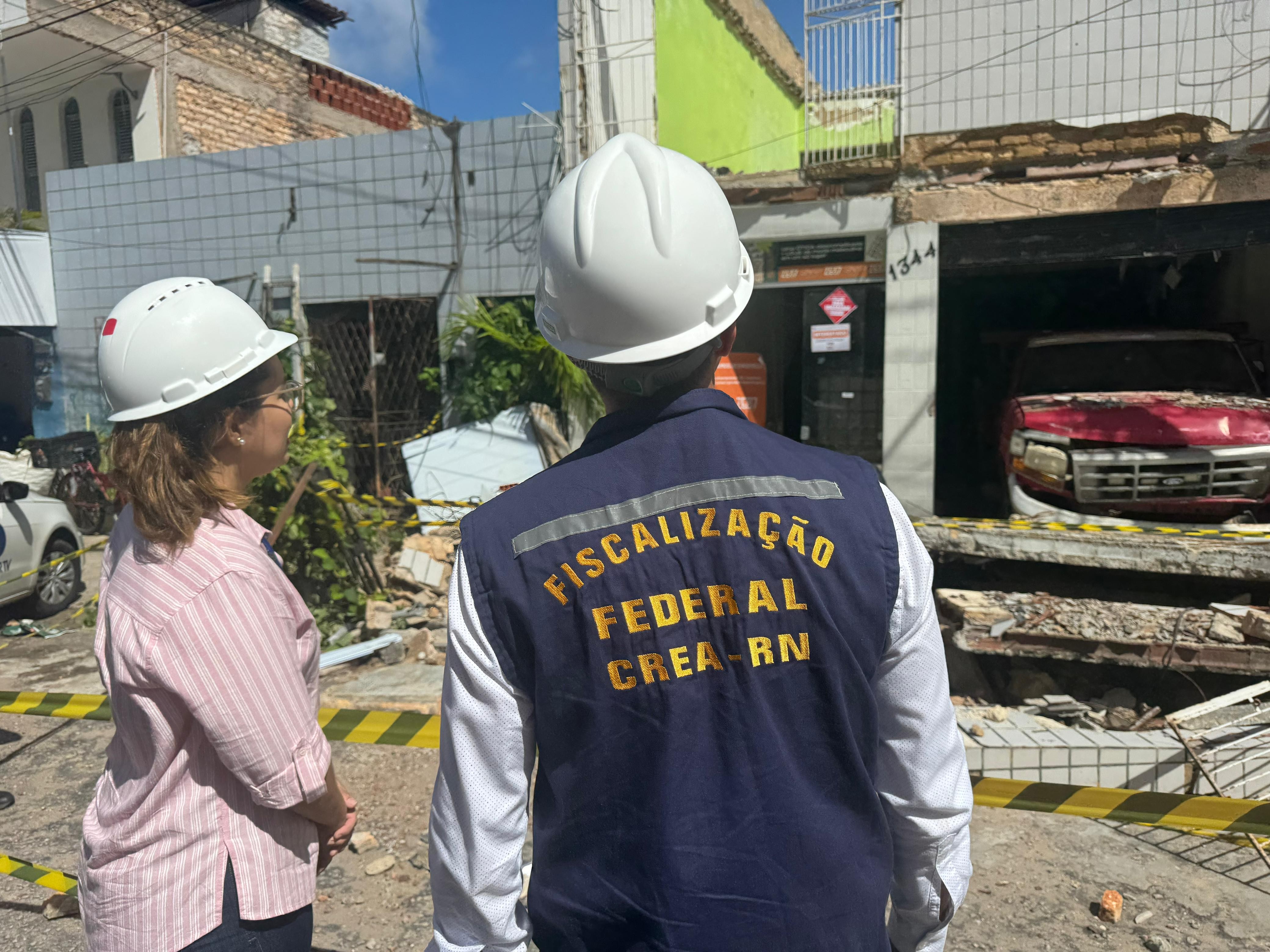 Obra em marquise que caiu e matou idoso é interditada em Natal