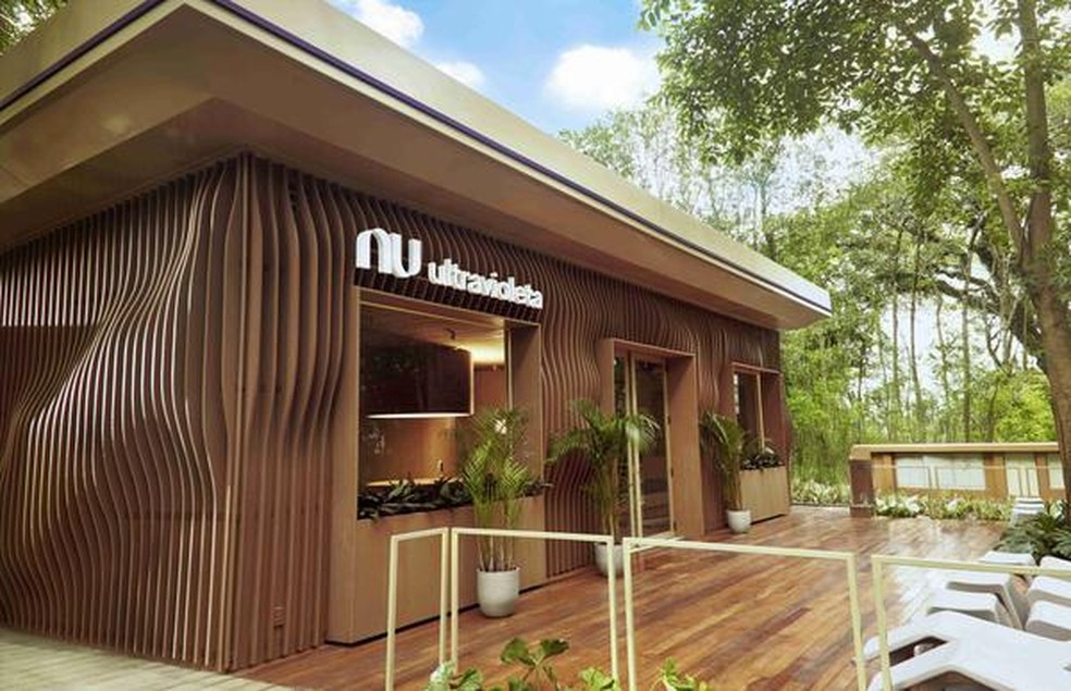 Casa Ultravioleta do Nubank dentro do Parque do Ibirapuera é alvo de ação do Ministério Público de SP. — Foto: Divulgação/Nubank