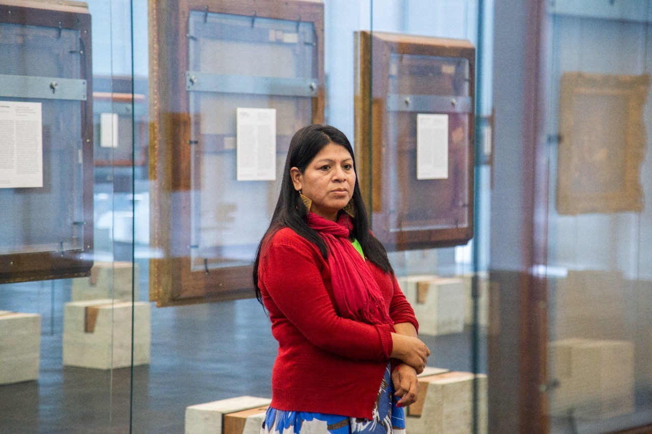 Pesquisadora indígena Sandra Benites realiza aula aberta na Pinacoteca do Ceará