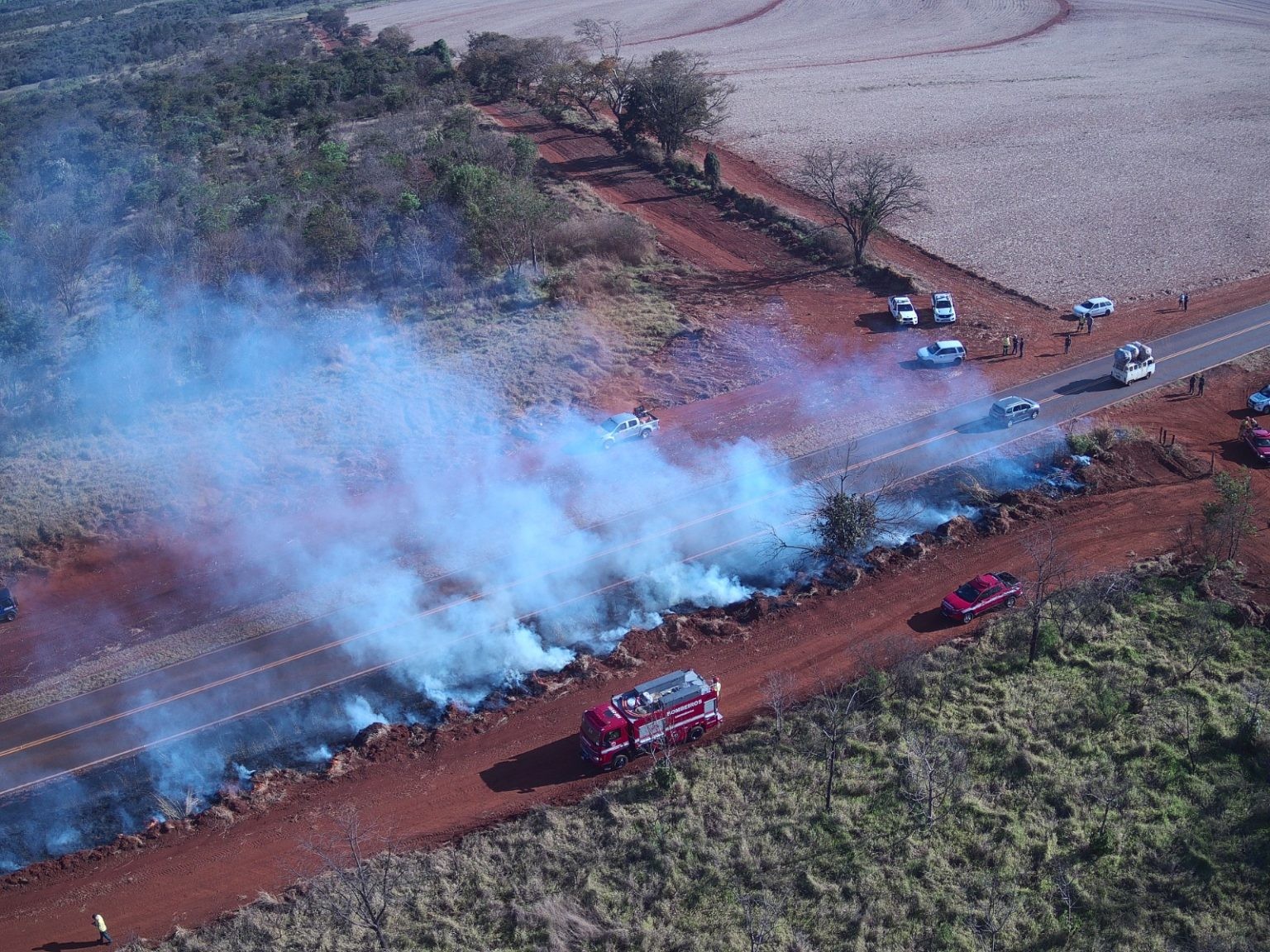 Defesa Civil Estadual emite alerta para risco elevado de incêndios no interior de SP