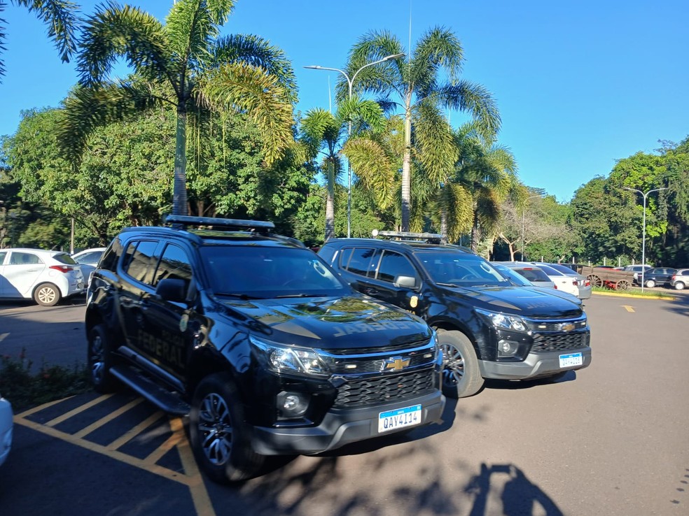 Polícia Federal (PF) em Campo Grande. — Foto: Reprodução