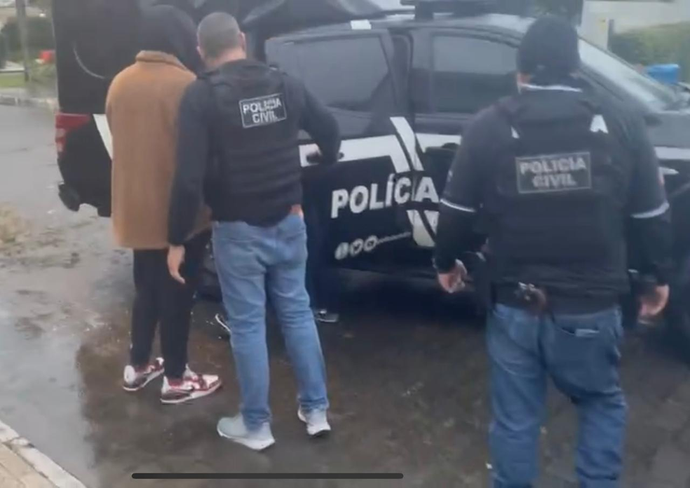 Nego Di foi preso pela Polícia Civil do RS, em Florianópolis, Santa Catarina. — Foto: Divulgação/ Polícia Civil
