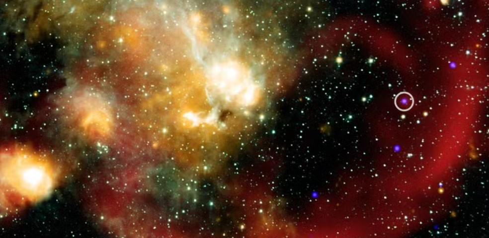 Objeto estranho na Via Láctea