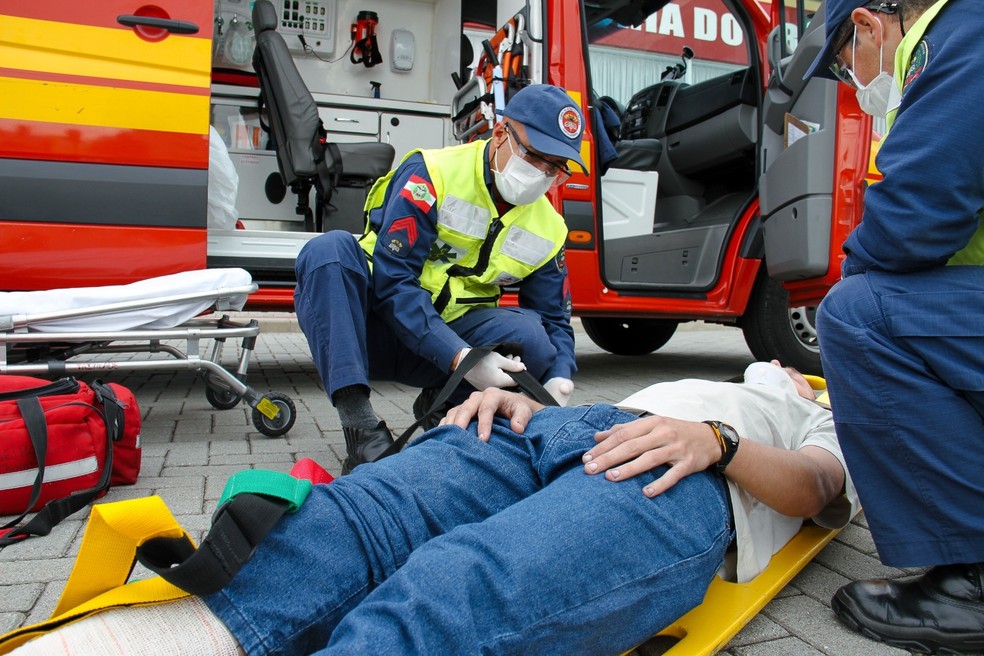 Bombeiros de SC criam 1º protocolo personalizado do país para atendimento a autistas, diz instituição — Foto: CMBSC/Divulgação