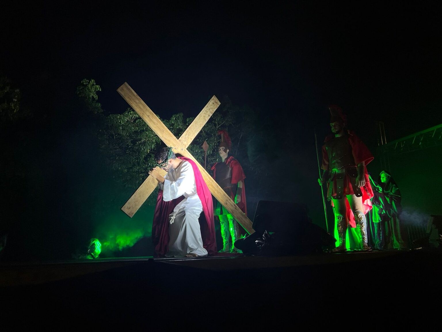 Encenação da Paixão de Cristo acontece nesta sexta-feira em Campo Grande; veja a programação