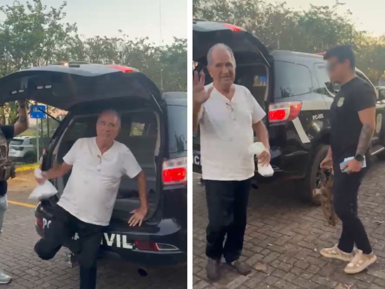 'Eu não matei a Fabiola', diz médico ao chegar preso à delegacia em Campo Grande