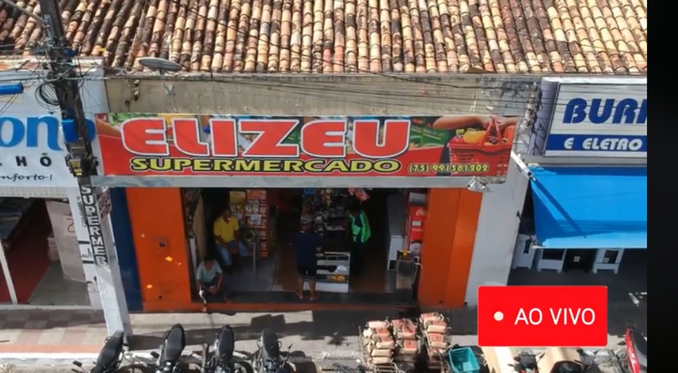 Mercado de Elizeu, em Serrinha — Foto: Reprodução/Facebook