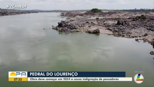 Obra no Pedral do Lourenço tem investimento do PAC e preocupa ambientalistas e pescadores no Pará: 'Nós e o rio somos um só'  - Programa: Bom Dia Pará 