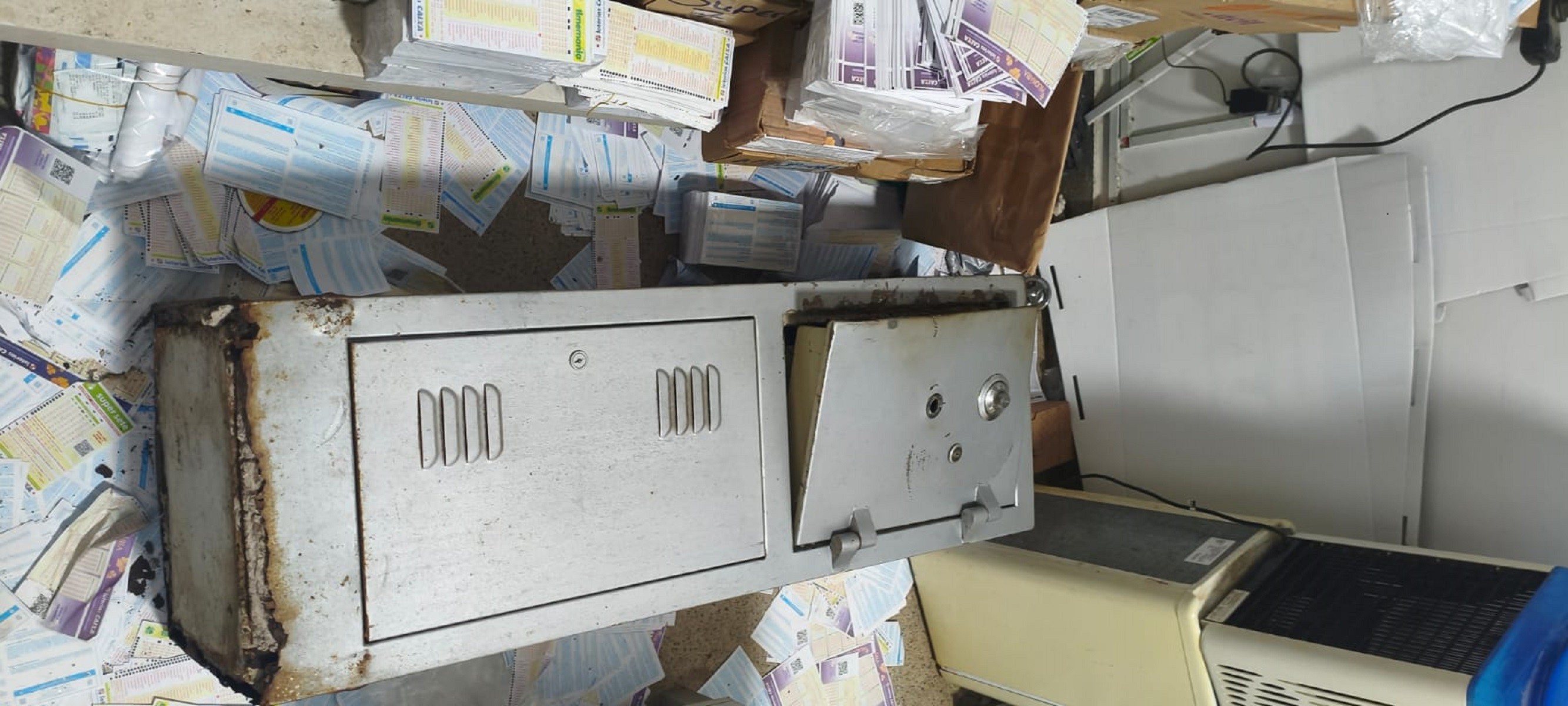 Criminosos arrombam casa lotérica durante a madrugada em Rio Maria
