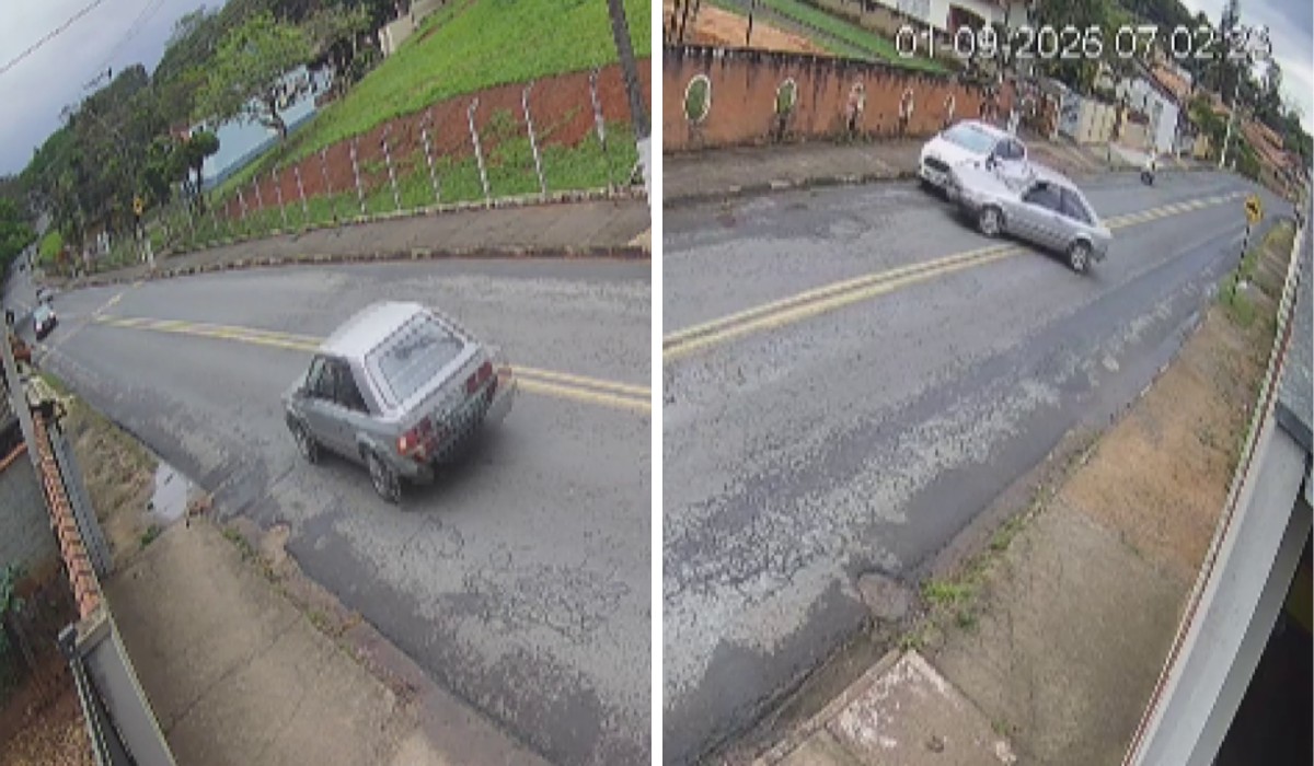Motorista sem CNH bate carro de ré, foge, mas acaba detido em Itapira