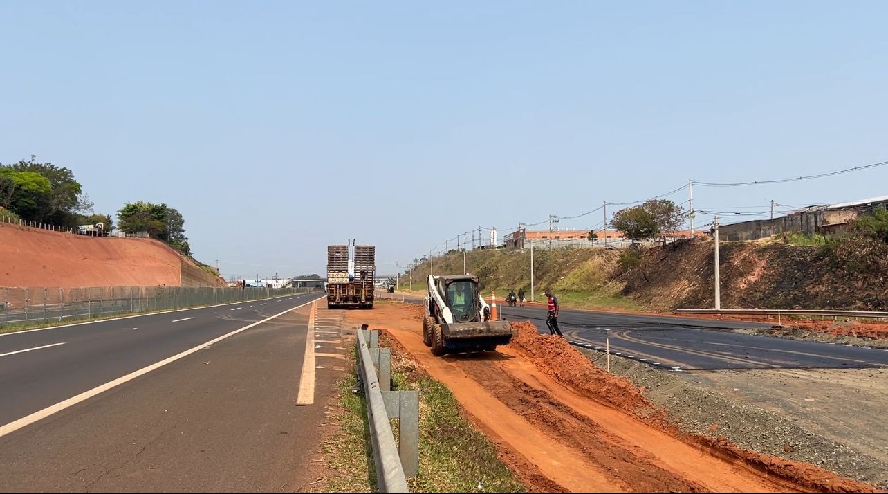 Obras interditam acesso à Rodovia João Hipólito Martins em Botucatu 