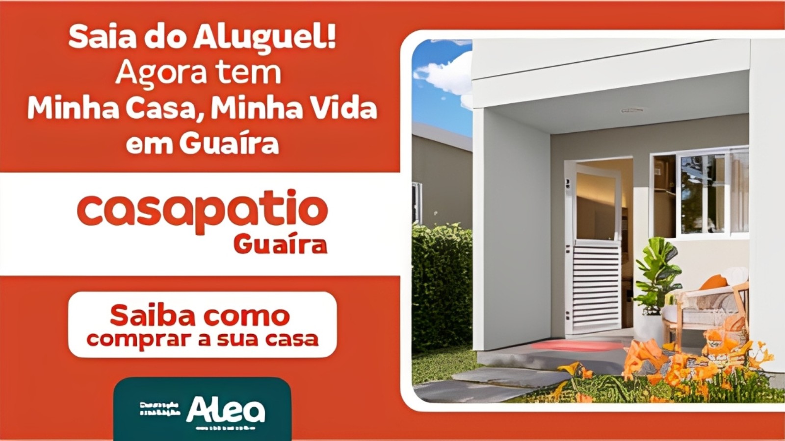 Alea investe até R$ 30 milhões no Casapatio GuaÃra com quase 200 moradias
