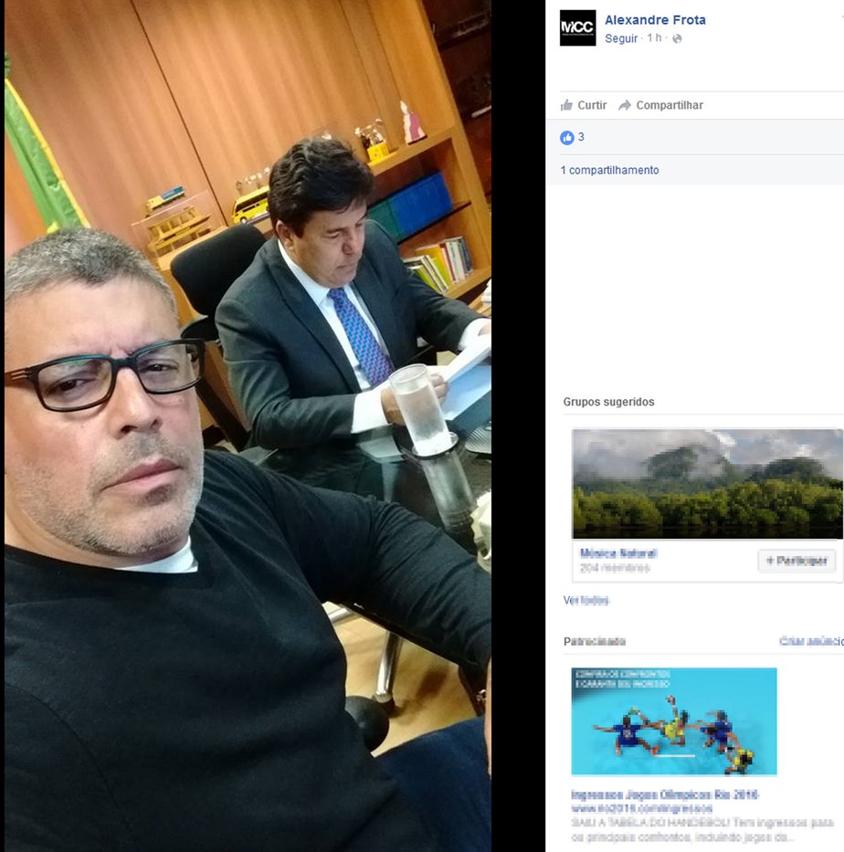 Ministro da Educação recebe Alexandre Frota e líder de protestos | G1