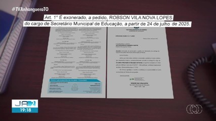 Secretário de educação de Palmas pede exoneração; entenda