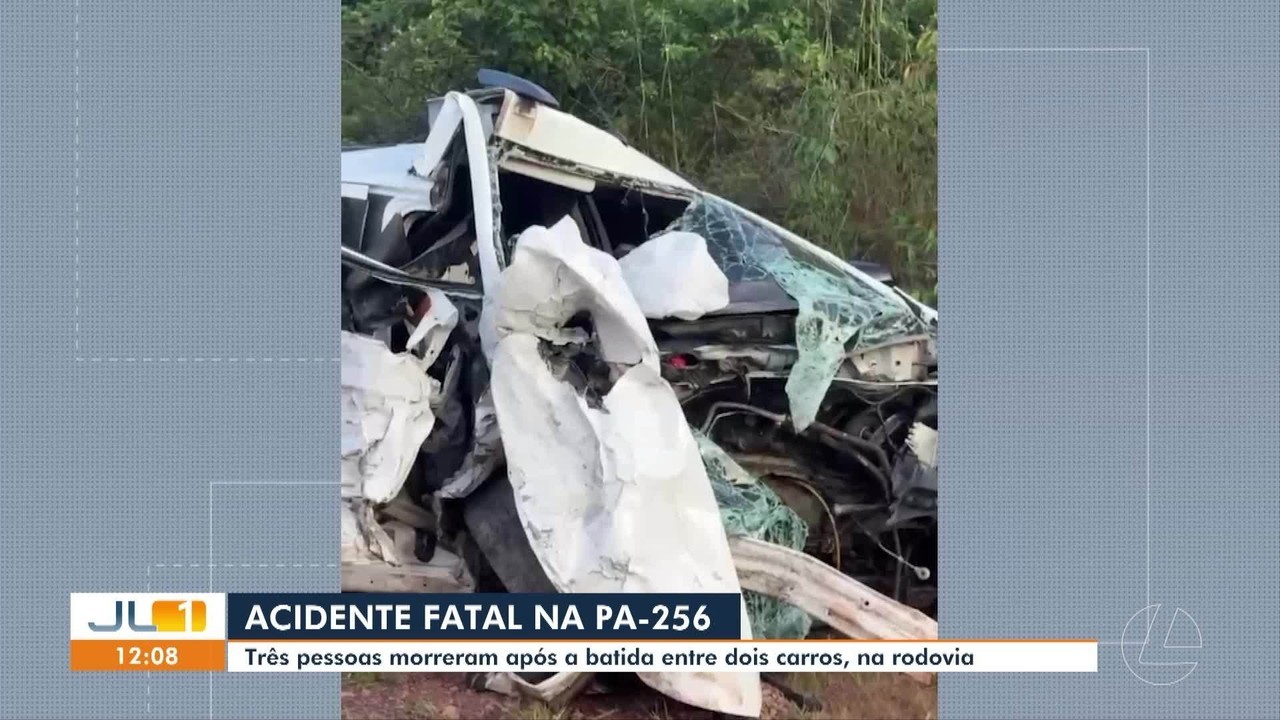 Acidente no sudeste do Pará deixa três mortos, incluindo pai e filha  