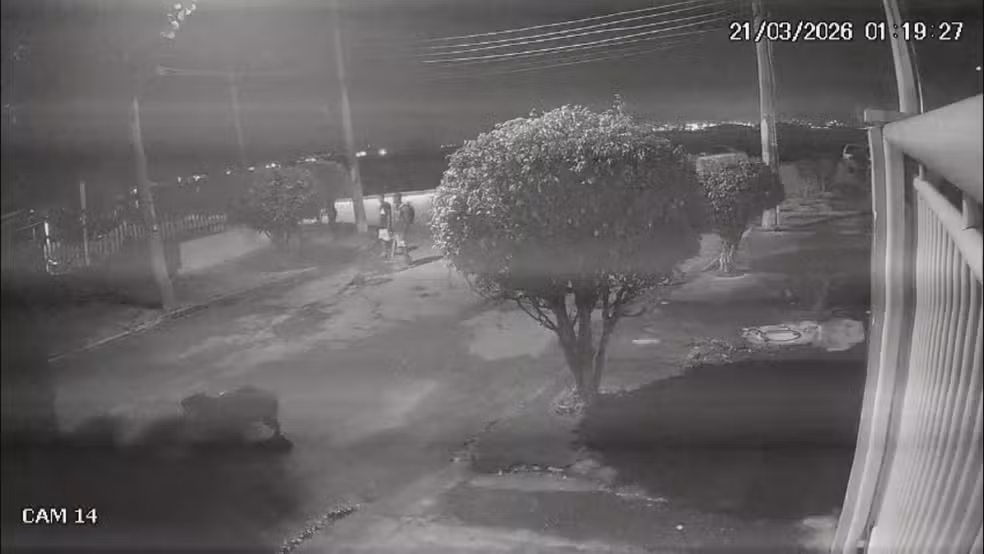 Capivara sendo perseguida pelos criminosos — Foto: Divulgação