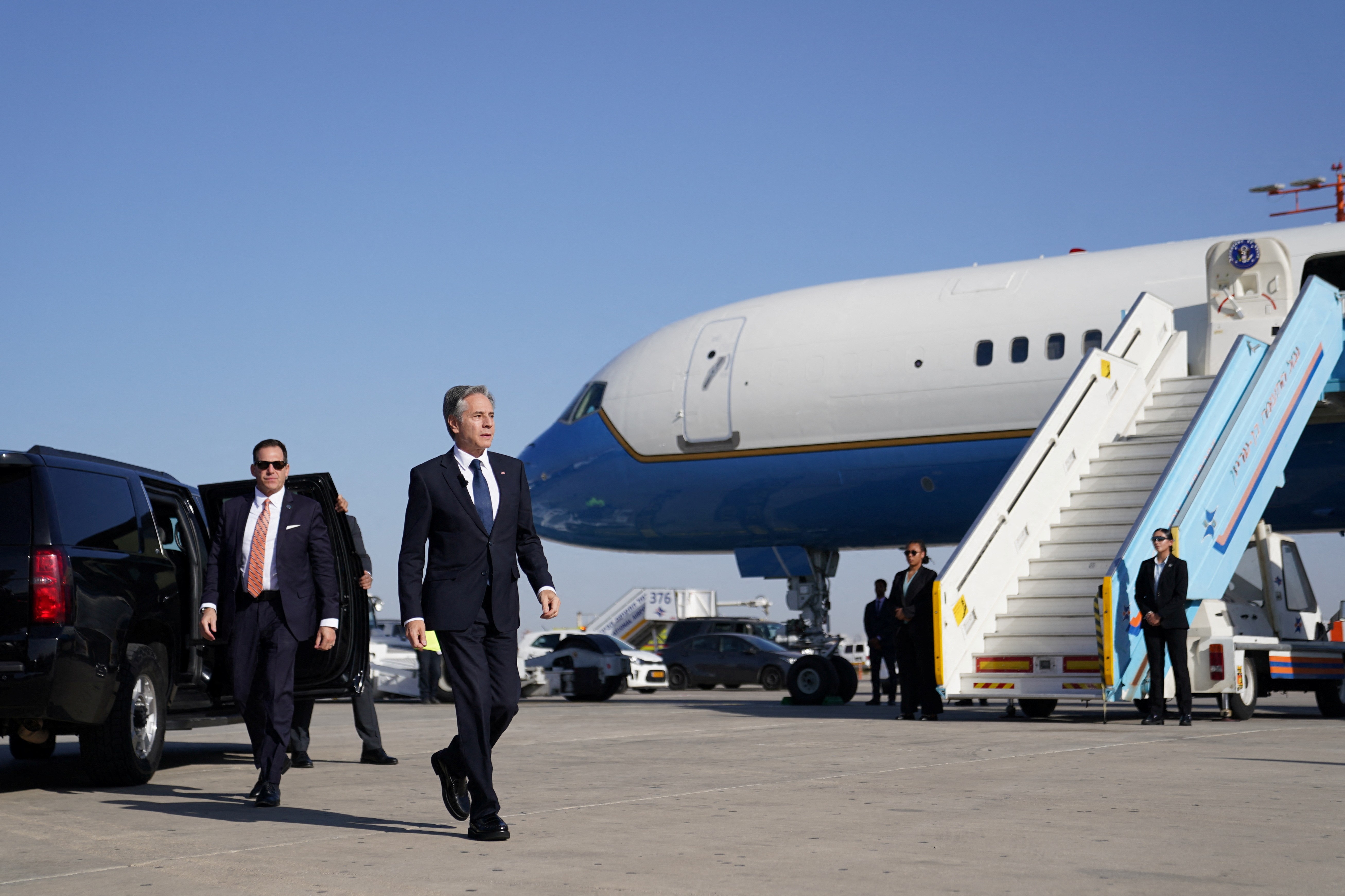 Forças israelenses interceptaram foguetes durante visita do Secretário de Estado dos EUA a Tel Aviv | DailyNerd