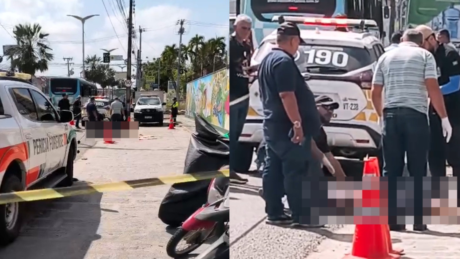 Pedestre morre após ser atingido por ônibus na Avenida Silas Munguba em Fortaleza​‌​