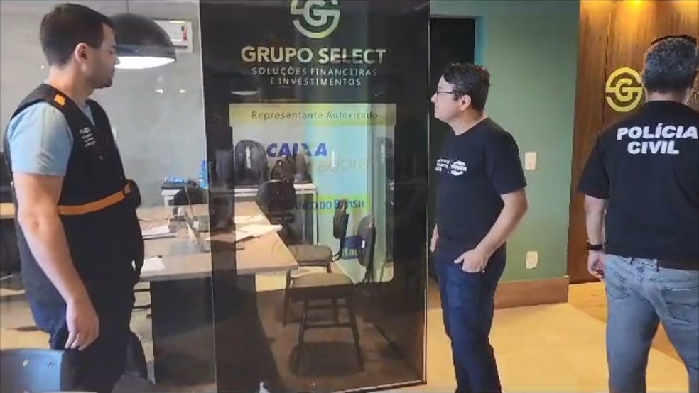 Ação fez parte da Operação Consórcio Fake, da Polícia Civil, e divulgada na tarde desta segunda-feira (24) — Foto: Reprodução/TV Gazeta
