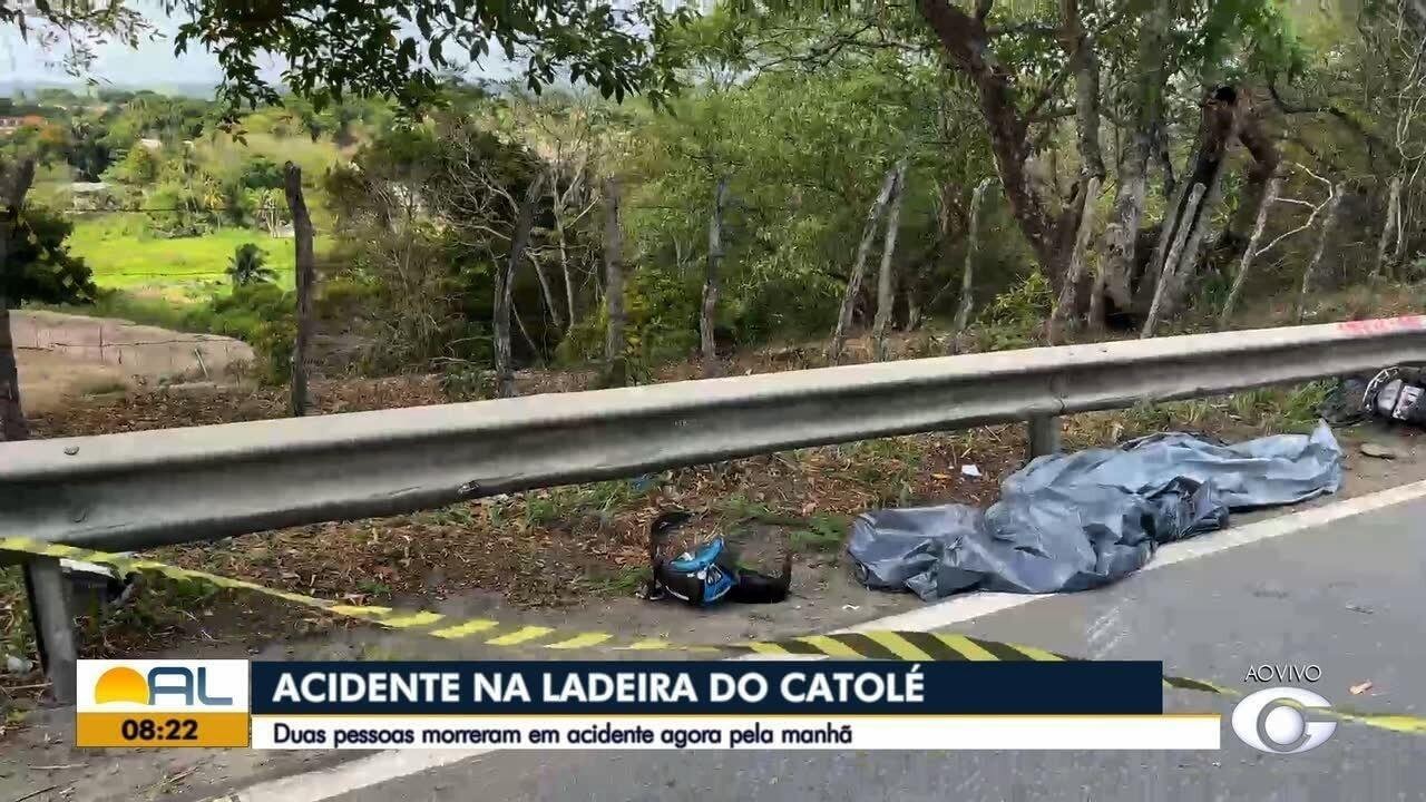 Estudante universitária morre após cair de motocicleta na Ladeira do Catolé, AL