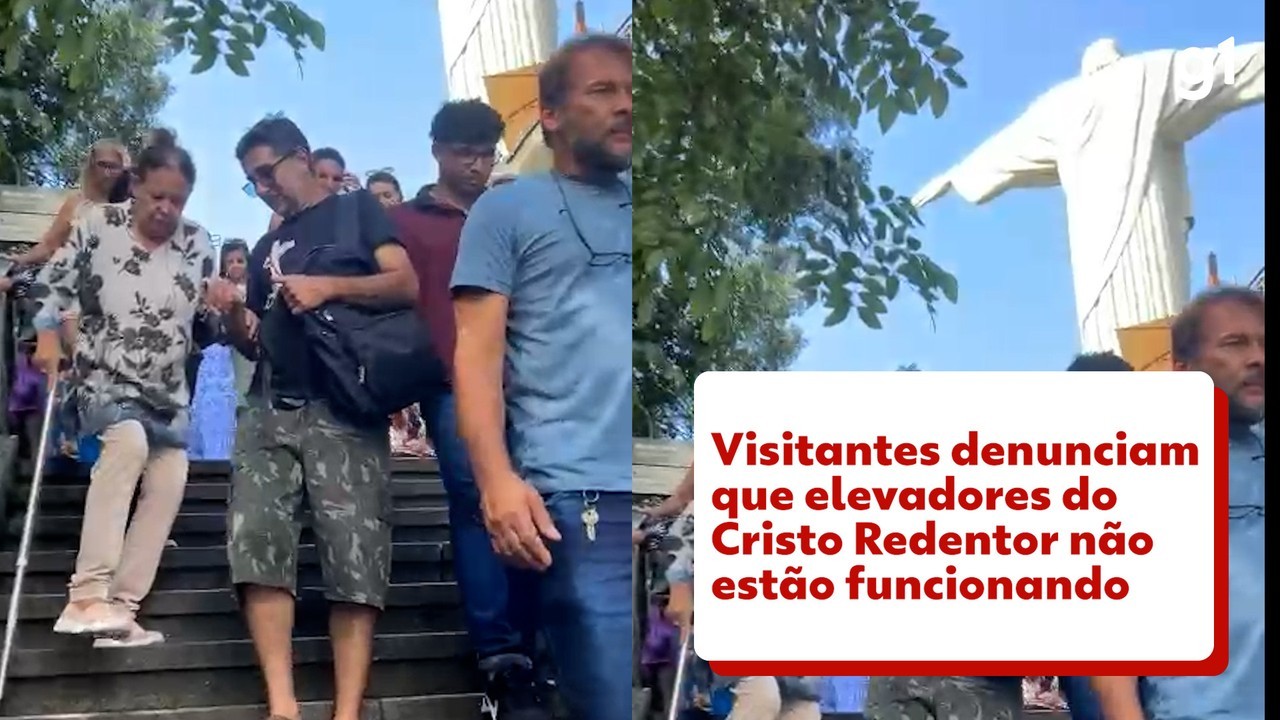 Icmbio suspende visitaça ã ao cristo redentor após falha técnica em elevadores | Rio de Janeiro
