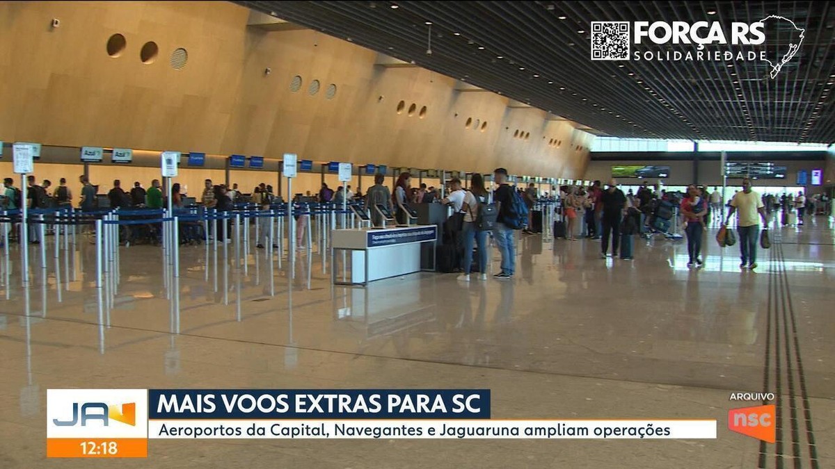 Governo anuncia até 116 novos voos para aeroportos regionais no Rio Grande do Sul e Santa Catarina