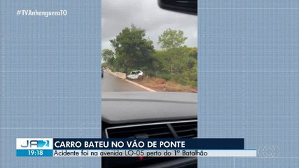 Acidente é registrado próximo ao 1º Batalhão da PM