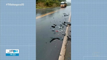 Acidente de trânsito envolvendo caminhonete é registrado na TO-335