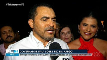 Governador fala à TV Anhanguera sobre a 