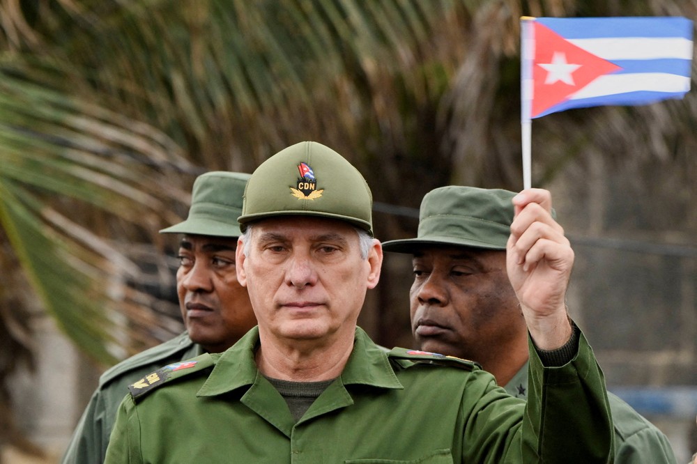 Díaz-Canel defende fim do bloqueio econômico dos Estados Unidos como solução para a crise cubana