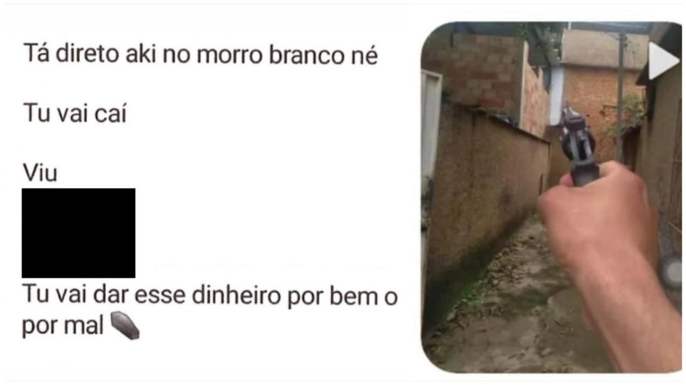 Mulher é presa por tentar enganar marido mandando mensagens com ameaças e pedindo dinheiro, no Ceará. — Foto: Divulgação/PC-CE