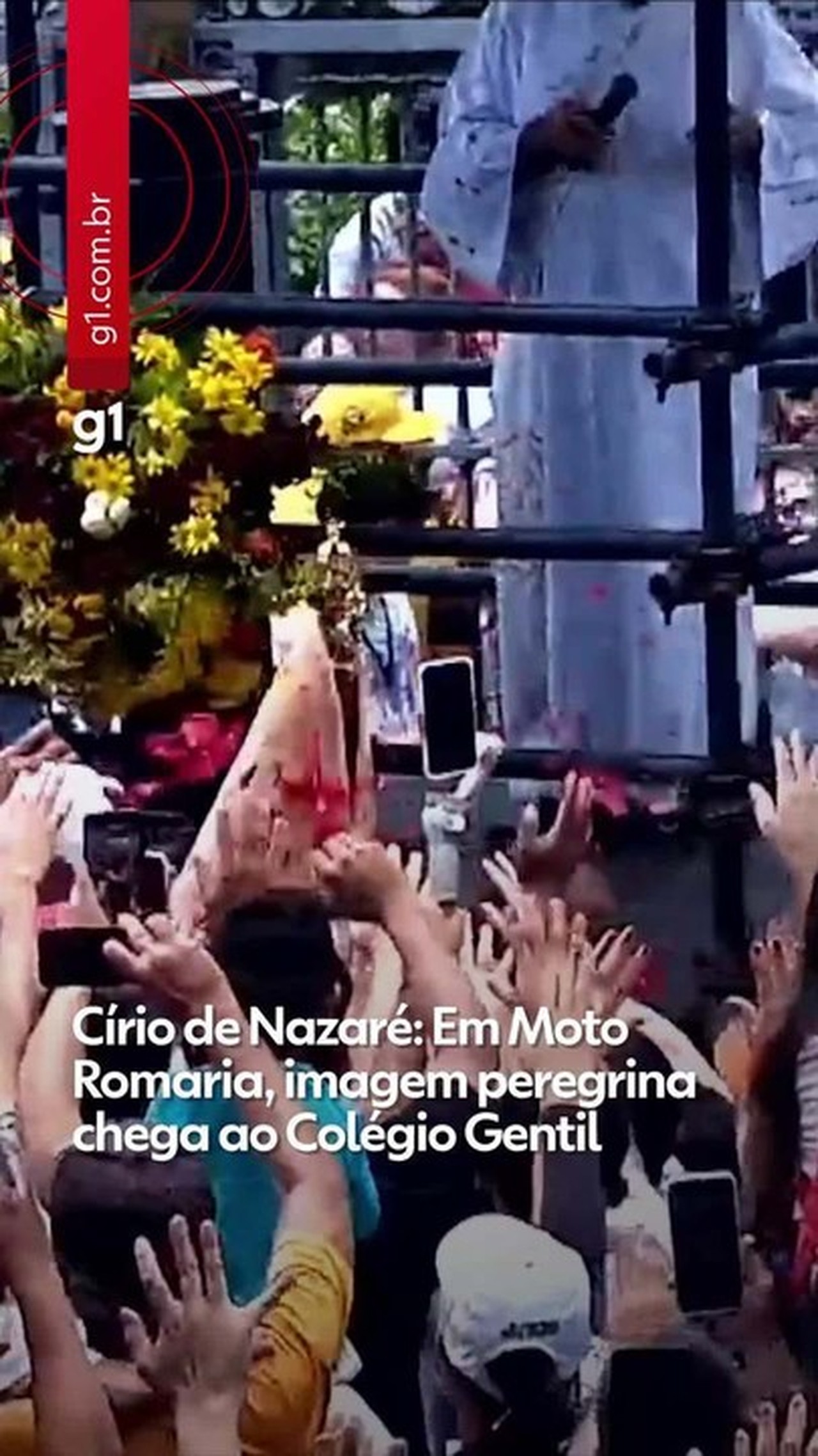 FOTOS e VÍDEOS: Procissões do Círio por terra e rio reúnem milhares de devotos de Nossa Senhora de Nazaré em Belém