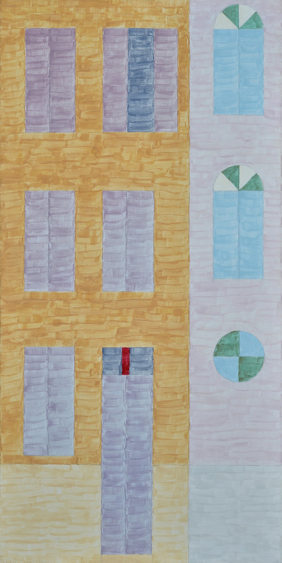 Quadro de Volpi, 1950 — Foto: divulgação