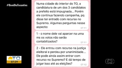 Telespectadores tiram dúvidas sobre o que é permitido ou proibido em campanha eleitoral