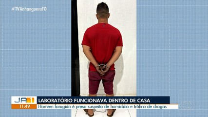 Foragido por homicídio e tráfico de drogas é preso em Palmas