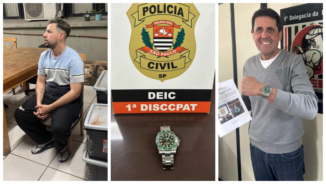 Polícia Civil prende suspeito de roubar relógio de luxo do deputado Delegado Olim em São Paulo 